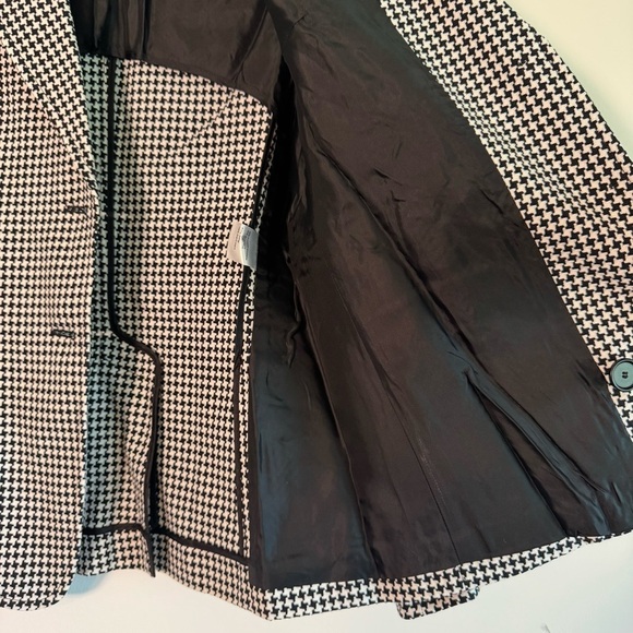 Akris Punto black and white houndstooth blazer jacket size US8 - Picture 4 of 8